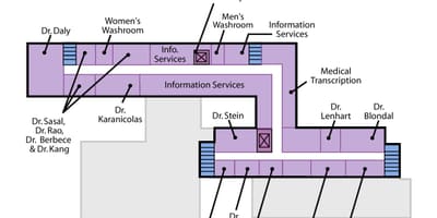 মানচিত্র, সেন্ট জোসেফ এর স্বাস্থ্য কেন্দ্র টরন্টো Sunnyside স্তর 3