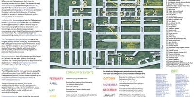 মানচিত্র Cabbagetown ঘটনা টরন্টো