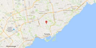 মানচিত্র Davisville Village জেলা টরন্টো