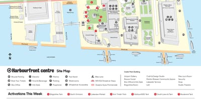 মানচিত্র Harbourfront সেন্টার, পার্কিং