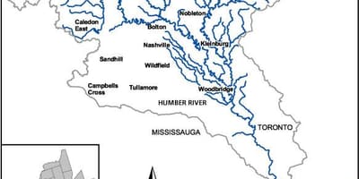 মানচিত্র এর Humber নদী
