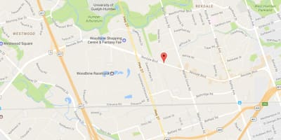 মানচিত্র এর Rexdale boulevard, টরন্টো