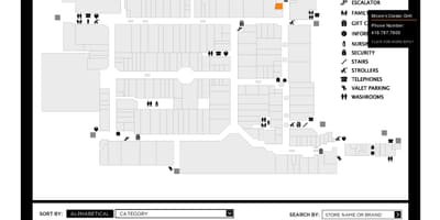 মানচিত্র Yorkdale শপিং সেন্টার